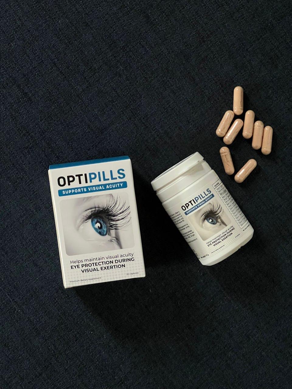 Boîte et flacon OptiPills reçus par François